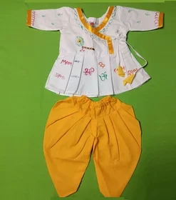 Baby Boy's Satin Kanha Dhoti Kurta